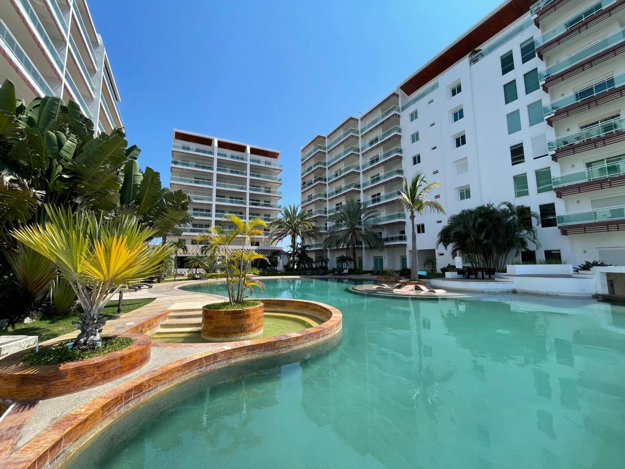 A 2 Min De La Playa , Vista Al Canal By G P S Rentas Mazatlán Kültér fotó